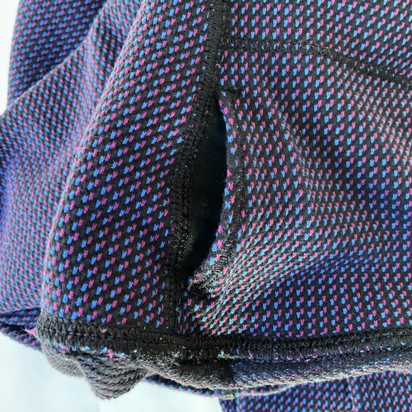Lululemon Wunder Under Luon Hi-Rise Pant in Teeny Check Black Cerulean B… - Picture 6 of 7